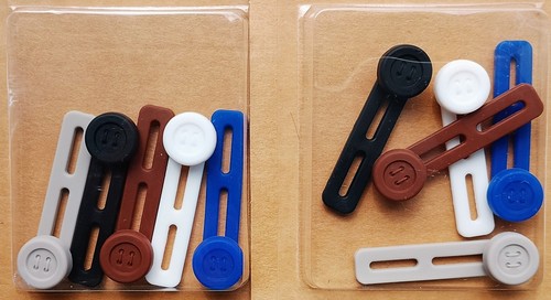 Stück elastische knöpfe - 10,