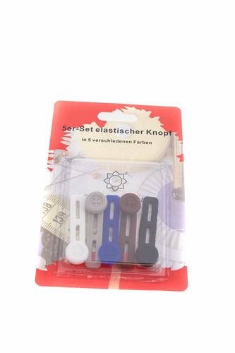 5er set elastischer knopf - set,